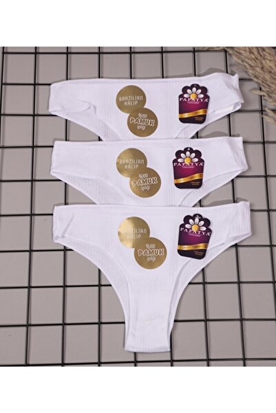 Papatya Brazilyan Külot 3'lü Paket 1035mdm