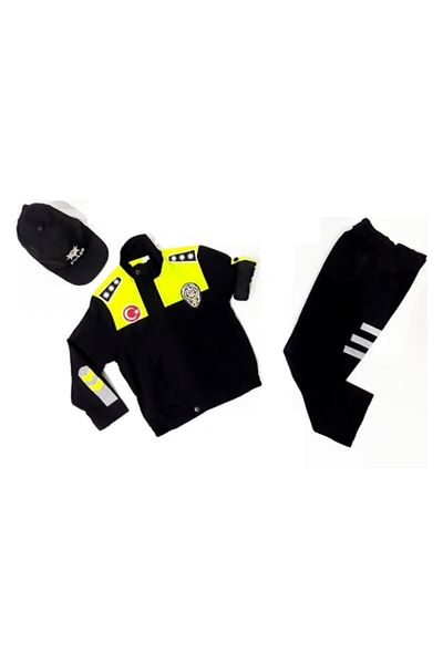Muraty Child Şahin Motorized Traffic Police Costume