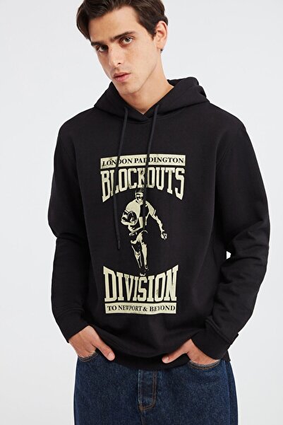 GRIMELANGE Blockout Comfort Μαύρο φούτερ