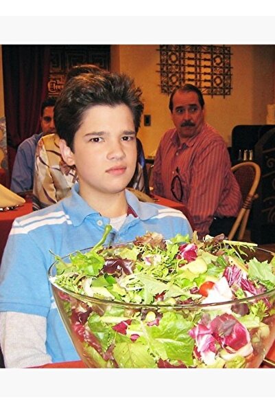 Universal Freddie Benson Salata Ile Tablo Ahşap Poster Dekoratif