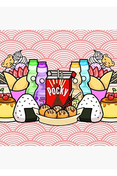 Universal Japonya Atıştırmalık Aşırı Tablo Ahşap Poster Dekoratif