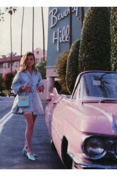 Universal Διακοσμητική ξύλινη αφίσα επιτραπέζιας αντίκας αυτοκινήτου