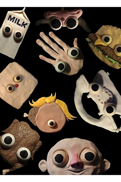 Universal Jack Stauber Mix Tablo Ahşap Poster Dekoratif