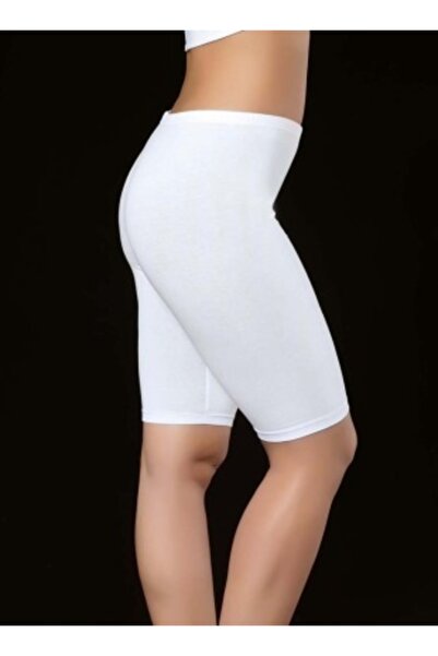 İki Yıldız Ženske Sa likrom kratke bela legginsa iznad kolena