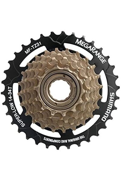 Shimano Bisiklet 7 Li Ruble Orjinal Mf-tz31 14/34 Megarance Sistem