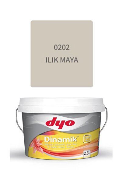 Dyo Dinamik Silikonlu Silinebilir İpek Mat İç Cephe Duvar Boyası 2.5 lt
