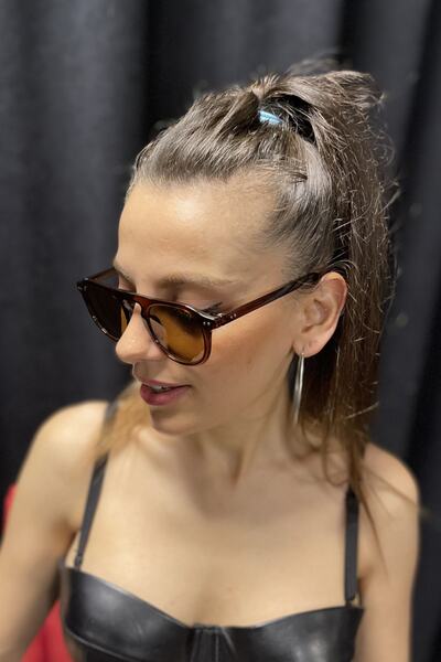 By Harmony Bh Ex677 Brown Unisex Sunglasses