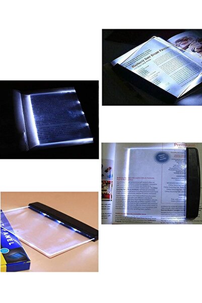 Hediye Fan Kitap Arası Okuma Işığı Led Panel Light Panel & Kitap Okuma Lambası