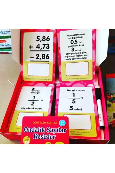 Teleskop Popüler Bilim Four Transaction Cards 9+years Set