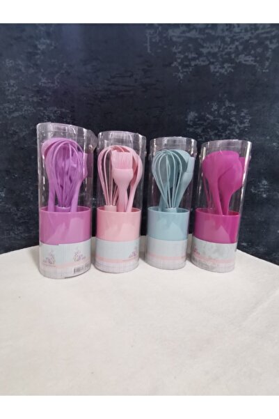 Acr Acar Mini Kepçe 5 Li Set Pembesi