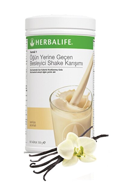 Herbalife Besleyici Shake Karışımı Formül 1 Vanilyalı 550 G