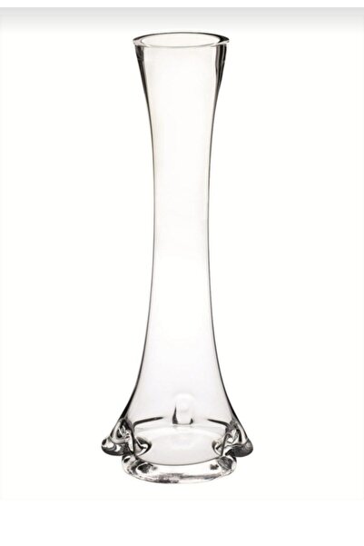 Kısmet Fil Ayağı Cam Vazo 40 Cm Ince Belli Vazo