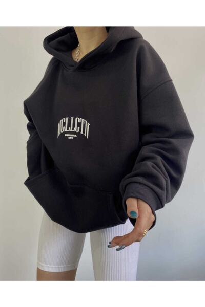 NİCE Black Mcllctn Dont Hoodie Sweatshirt