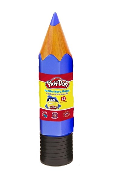 Play Doh Play-doh 12 Renk Jumbo Kuruboya Plastik Tüp