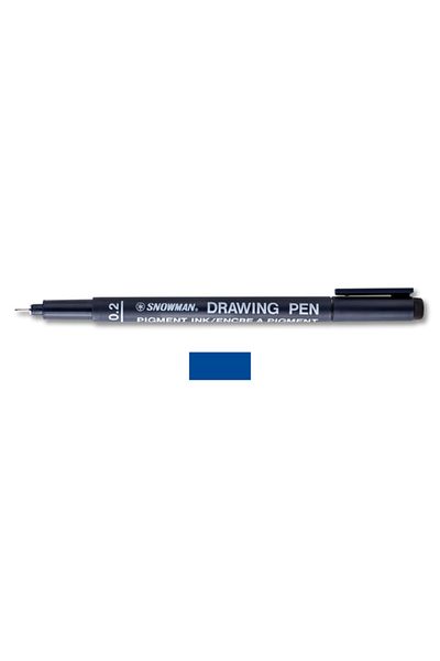 Snowman Ft700 Model 0.2 mm Blue Technical Drawing Pen