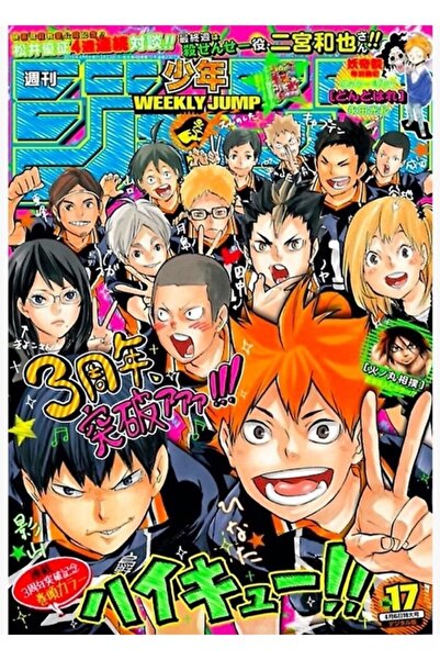 Universal Haikyuu Dergisi Tablo Ahşap Poster Dekoratif