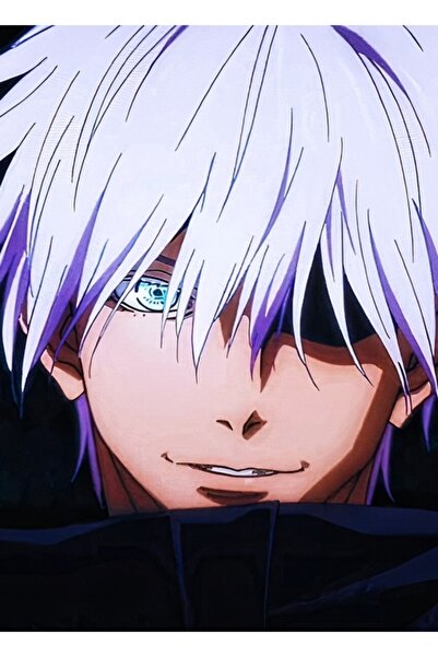 Universal Gojo Satoru Tablo Ahşap Poster Dekoratif