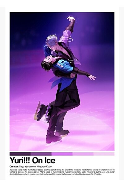 Universal Yuri On Ice Anime Poster Tablo Ahşap Poster Dekoratif