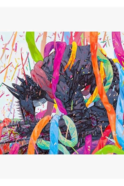 Universal Chainsawman Denji Ξύλινη Διακοσμητική Αφίσα Τέχνης