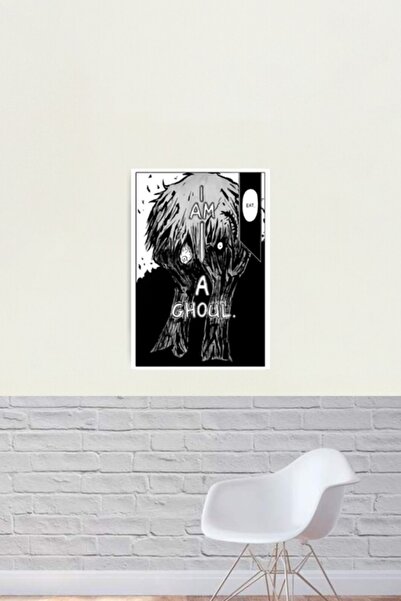 Universal Kaneki Tokyo Ghoul Manga Paneli Tablo Ahşap Poster Dekoratif