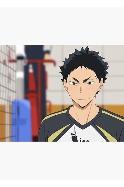 Universal Διακοσμητική ξύλινη αφίσα τέχνης Angry Akaashi