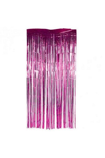 Hayaller Dükkanı Πανό πόρτας 1x2 Mt Φούξια - Λεπτομέρεια με Glitter, Pk:1-