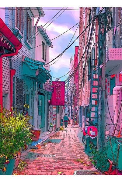 Universal Kdrama Heyecanı Tablo Ahşap Poster Dekoratif