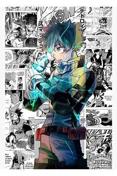 Universal My Hero Academia - Ξύλινη Διακοσμητική Αφίσα Ζωγραφικής του Μιντόρι...
