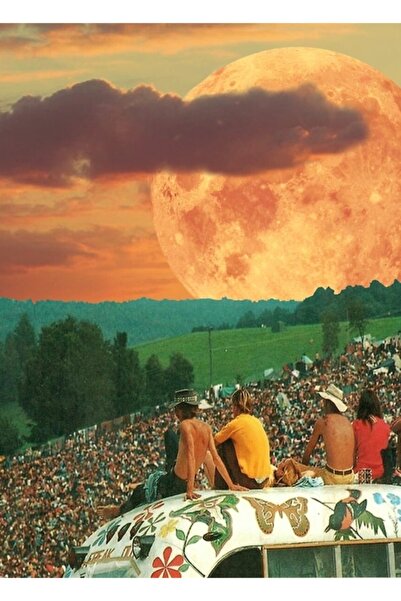 Universal Декоративен дървен плакат  "Мечтата на Уудсток "