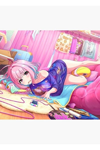 Universal Riamu Yumemi Kurtarılmak Istiyor Idolustası Yıldız Tablo Ahşap Post...