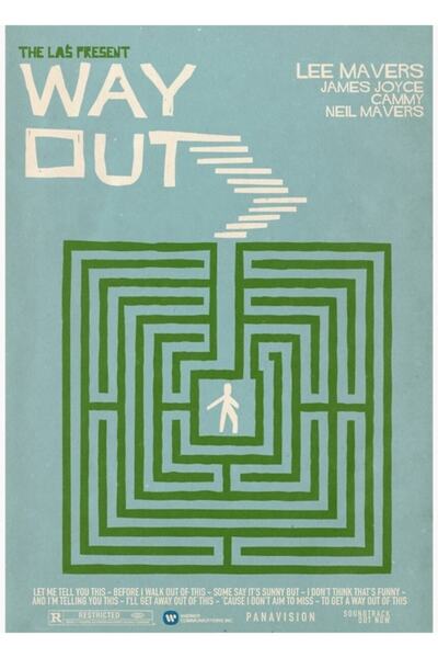 Universal The La's - Ξύλινη διακοσμητική αφίσα με σχέδιο εξόδου αυτοκινήτου