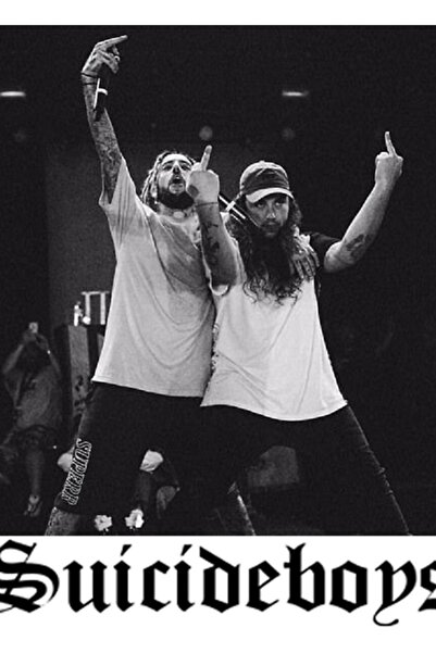 Universal Suicideboys Ftp $ Дървен декоративен плакат за маса