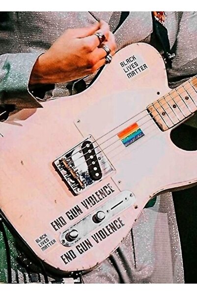 Universal Gitar Vintage Tablo Ahşap Poster Dekoratif