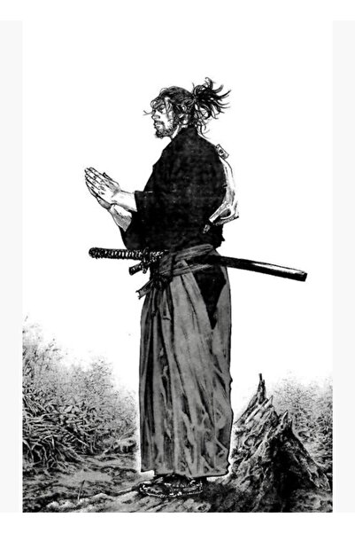Universal Vagabond - Manga Samuray Tablo Ahşap Poster Dekoratif