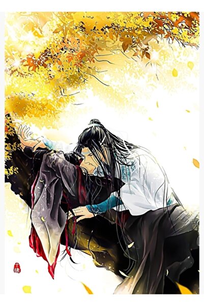 Universal Mo Dao Zu Shi Tablo Ahşap Poster Dekoratif