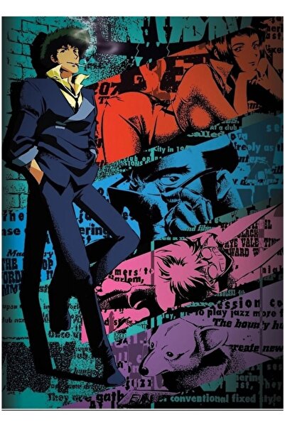 Universal Kovboy Bebop 29 Ξύλινη διακοσμητική αφίσα ζωγραφικής