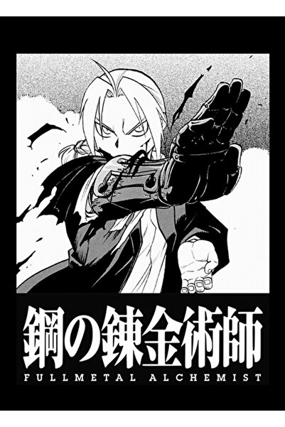 Universal Πάνελ Μάνγκα Fullmetal Alchemist, Πίνακας Έντουαρντ Έλρικ, Ξύλινη Δ...