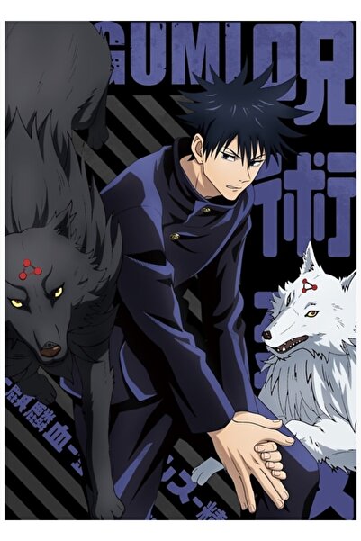 Universal Jujutsu Kaisen - Megumi Fushiguro Tablo Ahşap Poster Dekoratif