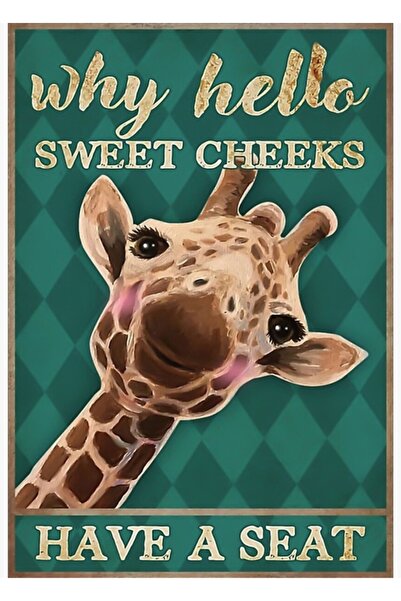 Universal Χαριτωμένη καμηλοπάρδαλη: Γιατί Γεια σου, Πες σε μένα; Ξύλινη διακο...