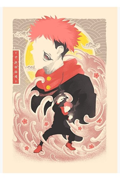 Universal Дървен декоративен плакат за маса Musha-e Itadori