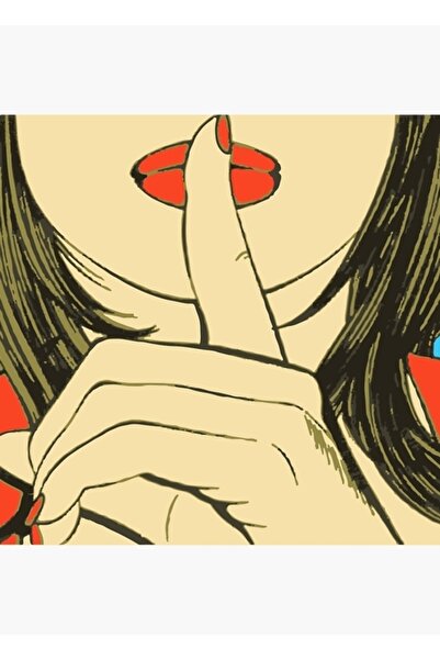 Universal Το Μυστηριώδες Κορίτσι Λέει Σιωπηλά! Ξύλινη Διακοσμητική Αφίσα Ζωγρ...