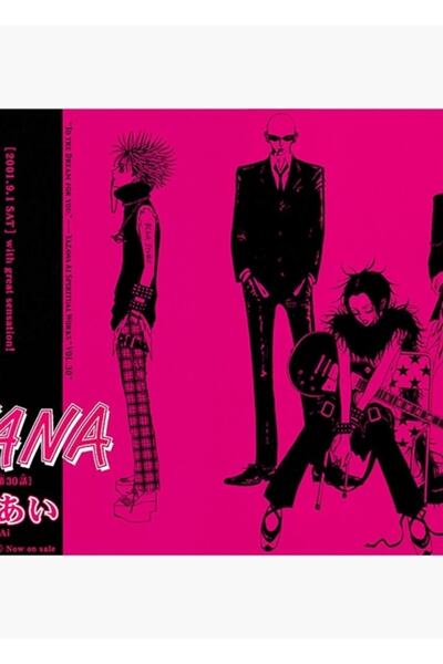 Universal Nana The Black Stones Band Yayılmış Tablo Ahşap Poster Dekoratif