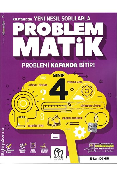 Model Eğitim Yayınları Model 4 Sınıf Problemmatik Kolaydan Zora Yeni Nesil So...