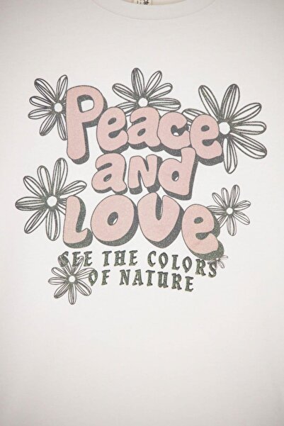 DeFacto Βαμβακερό μπλουζάκι με κοντό μανίκι για κορίτσια με κανονική εφαρμογή