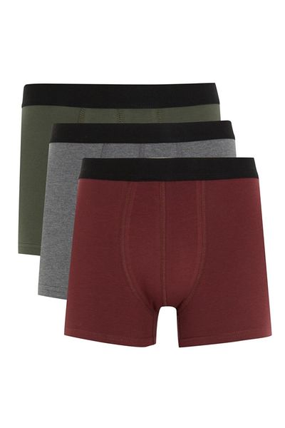 DeFacto Fit Regular Fit Cotton 3-pack Boxer