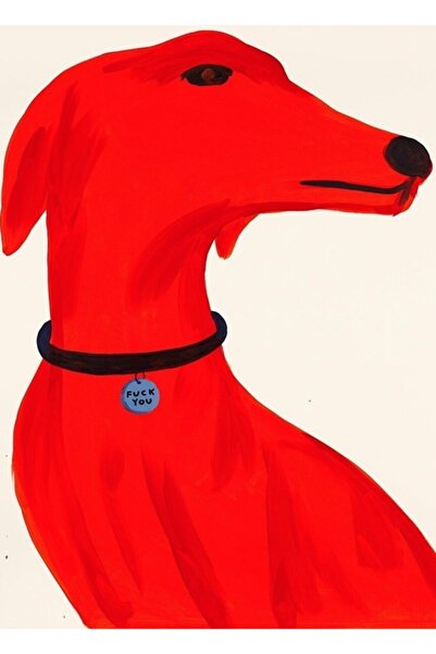 Universal Ζωικό έργο τέχνης από τον David Shrigley, Ξύλινη διακοσμητική αφίσα...