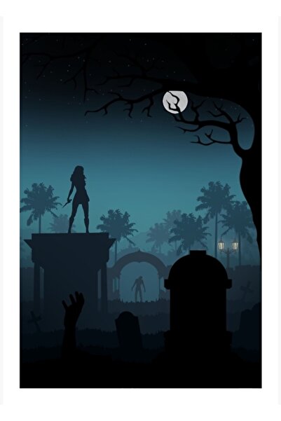 Universal Buffy The Vampire Slayer Ahşap Poster Dekoratif