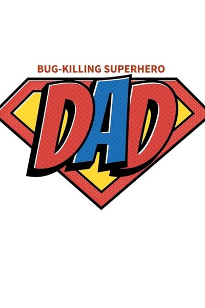 Universal Διακοσμητική Ξύλινη Αφίσα Μπαμπάς Σούπερ Ήρωας