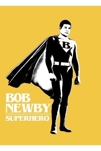 Universal Stranger Things Μπομπ Νιούμπι Σούπερ Ήρωας Ξύλινη Διακοσμητική Αφίσ...