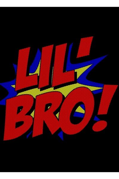 Universal Poster decorativ din lemn Super Hero Lil Bro